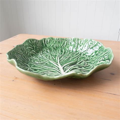 Bordallo Pinheiro Cabbage Shallow Serving Bowl Thesundaysociety