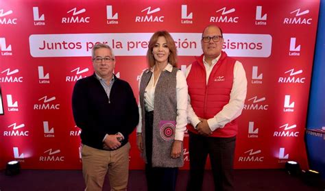 Latina y Rímac lanzan campaña Juntos por la Prevención en Sismos Revista Economía