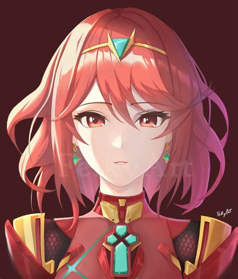 My Portrait Of Pyra One Of My Favorite Female Xc Characters R