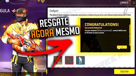 RESGATE AGORA CODIGUIN CARNAVAL VEJA COMO RESGATAR FREE FIRE 2024