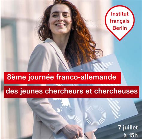 8ème édition De La Journée Franco Allemande Des Jeunes Chercheurs à Berlin Le 7 Juillet 2023