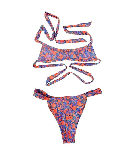 Generic New Bikini Swimsuit New Digital Printing Lady Sexy Push Up Swimsuit Girl Swimsuit
