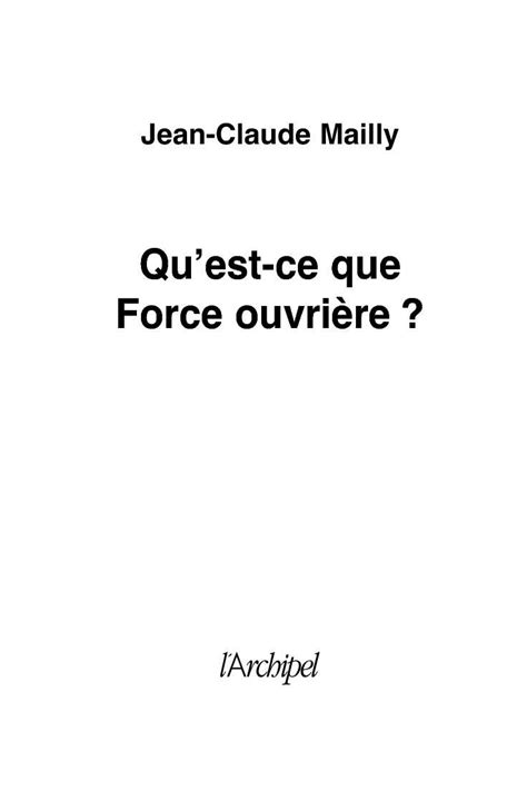 Calaméo Quest ce que Force ouvrière