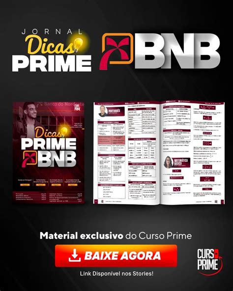 Materiais Curso Prime Jornal Bnb