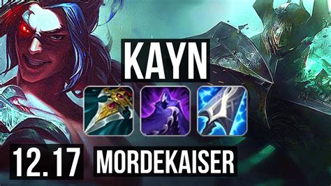 KAYN Vs MORDEKAISER JNG 14 1 8 Legendary 700 Games 900K Mastery