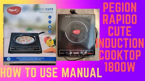 Pegion Rapido Cute Induction Cooktop 1800w REVIEW How To Use