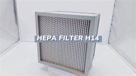 Deep Pleated Separator Laminar Flow Hood H13 H14 High Efficiency Hepa