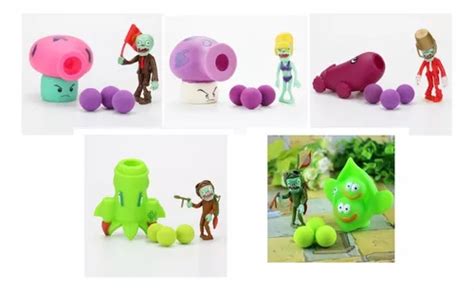 Plants Vs Zombies Kit C Bonecos Disparam Bolinhas Parcelamento Sem