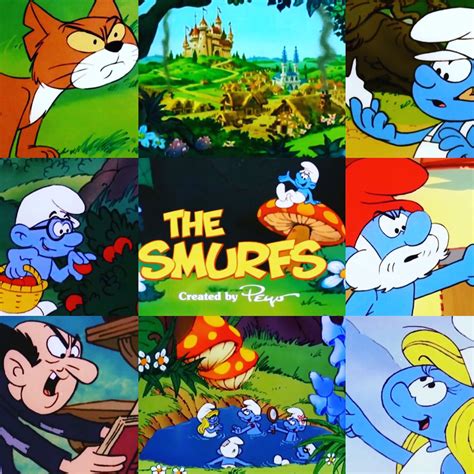 80s Cartoons Smurfs