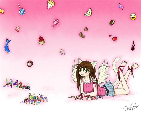 Cute Sweet Candy Wallpaper Fantasy Hd 9516 Wallpaper Cool