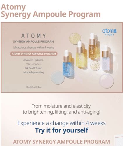 Atomy Synergy Ampoule Program Vivid Beauty Club