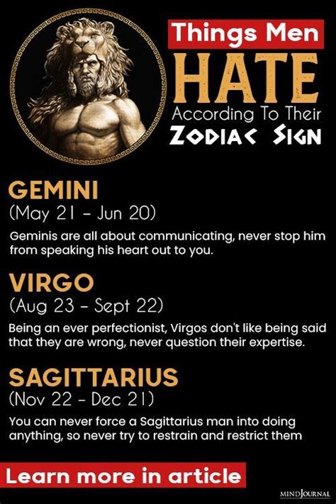 Toxic Men Ranked From Most To Least Based On Their Zodiac Sign Artofit