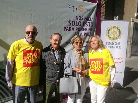 Celebración del Día mundial Contra la Polio en Valladolid Rotary Club