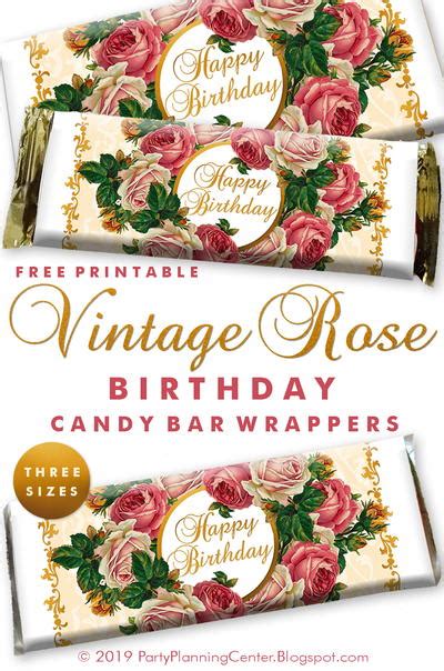 Printable Birthday Chocolate Bar Wrappers | FaveCrafts.com