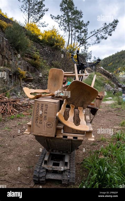 Las Personas Involucradas En El Trabajo De Carpinter A En La Ecoaldea