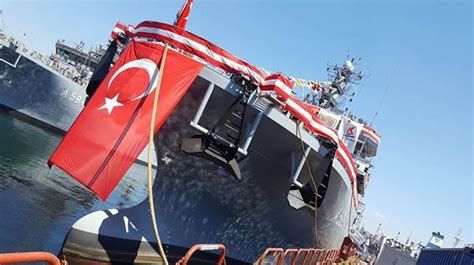 Milli gemimiz A 583 TCG IŞIN Deniz Kuvvetleri Komutanlığı na teslim