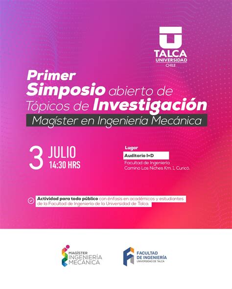 Primer simposio abierto de tópicos de investigación del Magíster en