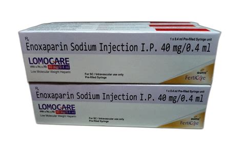 Lomocare Mg Ml Enoxaparin Sodium Injection At Box