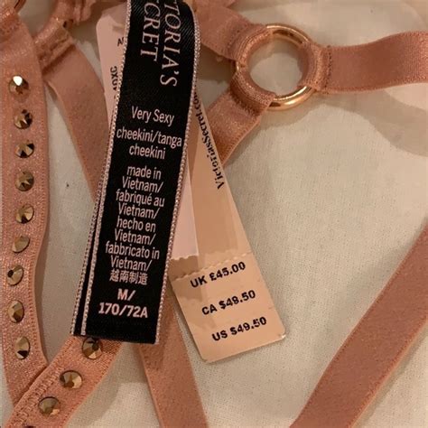 Victoria S Secret Intimates Sleepwear Victorias Secret Naked Embellished Panties Nude