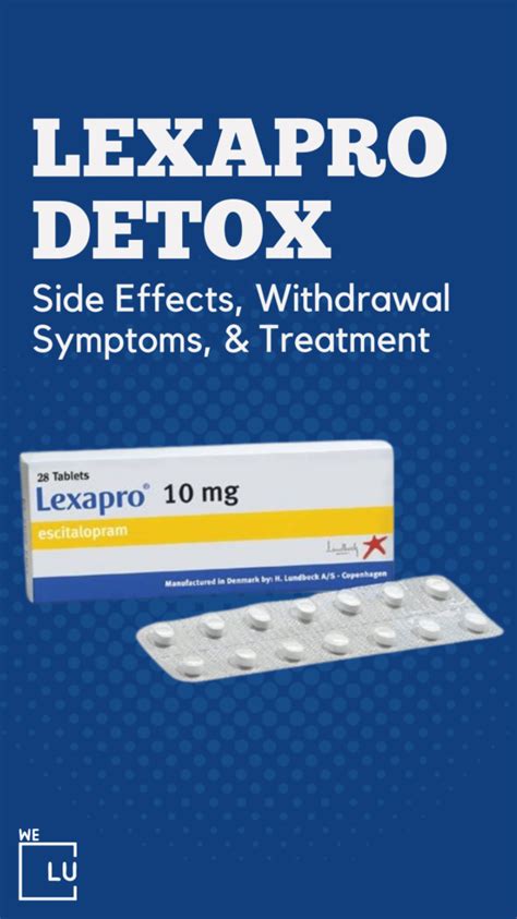 Lexapro Withdrawal Detox Symptoms Timeline And Effects