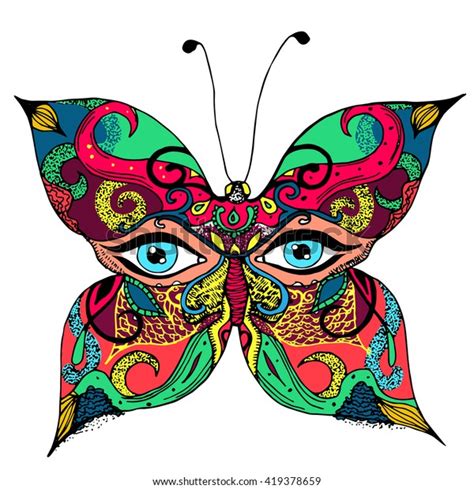 Colorful Butterfly Face Mask: Over 660 Royalty-Free Licensable Stock Illustrations & Drawings ...