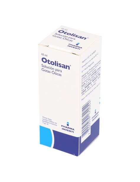 Precio Otolisan Solución Gotas Ótica 10 Ml Farmalisto Cl