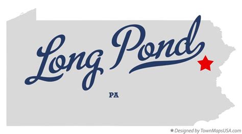 Map of Long Pond, PA, Pennsylvania