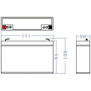 GC AGM40 15AH AGM Battery 6 V 15 Ah At Reichelt Elektronik