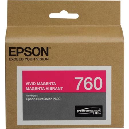 Epson T760 Ultrachrome HD Ink Cartridge For SureColor P600 Inkjet