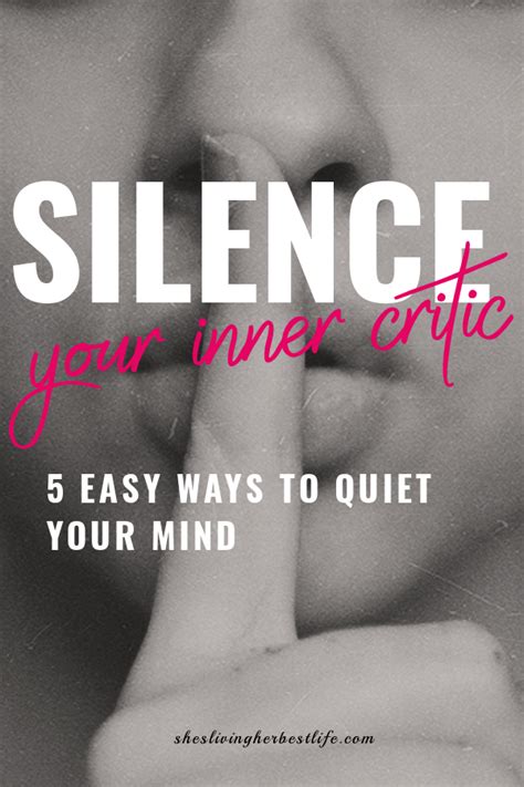 How To Silence Your Inner Critic In 2020 Inner Critic How Are You Feeling Positive Mindset