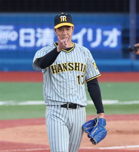 4勝目の阪神青柳「妻が誕生日だったので意地でも勝ちたかった」 自援護の今季4点目に「純矢（西純）よりインパクトが少ないので、越せるように（笑