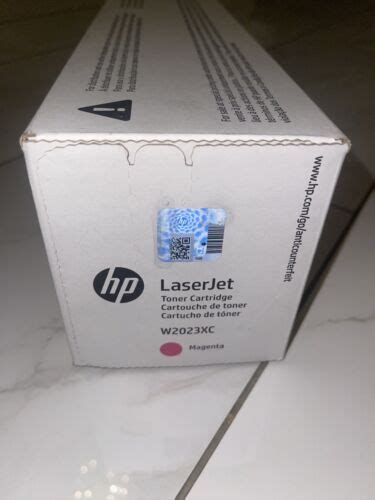 Genuine Hp X W Xc High Yield Magenta Toner Cartridge New In