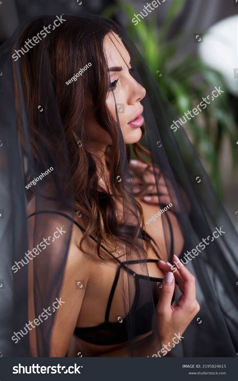 Portrait Attractive Sensual Fashion Model Lingerie Stock Photo 2195824615 Shutterstock