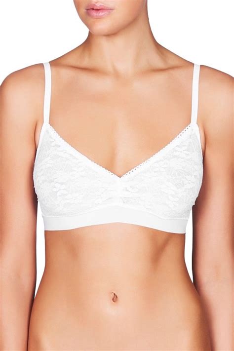 Naked Luxury Lace Unlined Bralette W