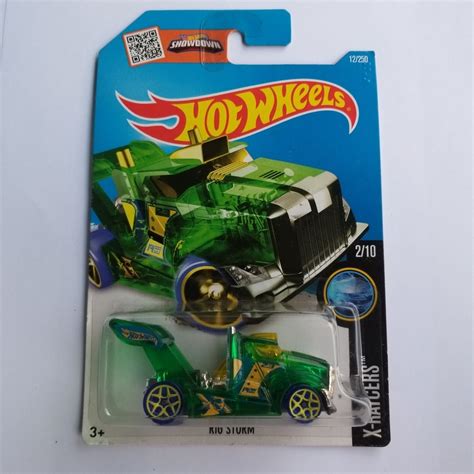 Hot Wheels Rig Storm X Raycers Green Scale Treasure Hunt T Hunt Th Shopee