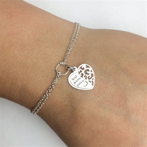 BFF Bracelet Adjustable Best Friends Forever Heart Bracelet