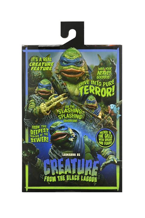 Tmnt X Universal Monsters Leonardo As The Creature From The Black