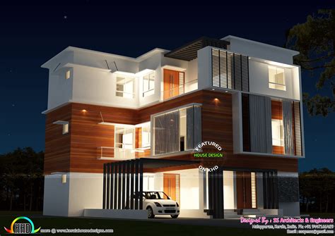 3 Storied House In 4 Cents Of Land Kerala Home Design And Floor Plans 9k Dream Houses