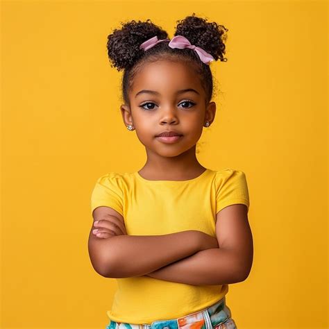 Criança Negra Menina - Fotografia de crianças negras americanas menina estilo de vida feliz em ...