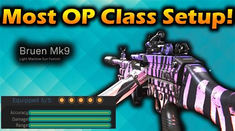 The Most Op Bruen Mk Class Setup Warzone Loadouts Youtube