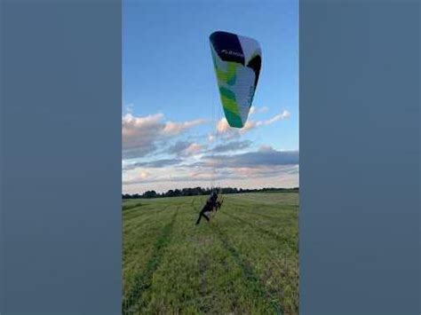 Короткий взлет в штиль. Vittorazi Moster 185. Sky Paragliders Flexor 23 ...