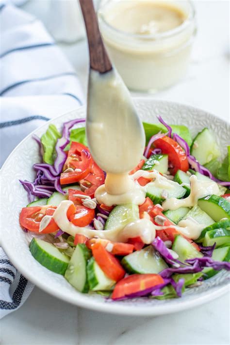 Tahini Salad Dressing - 24 Carrot Kitchen