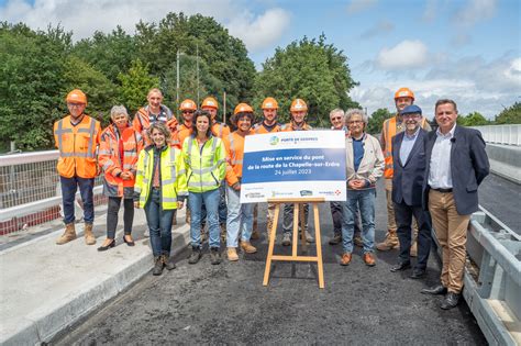 Le Nouveau Pont De La Route De La Chapelle Sur Erdre Mis En Circulation