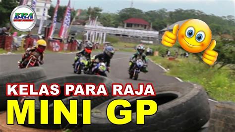 Balap Bocah Hebat Saling Salip Di Tikungan Minigp Road Race Indonesia