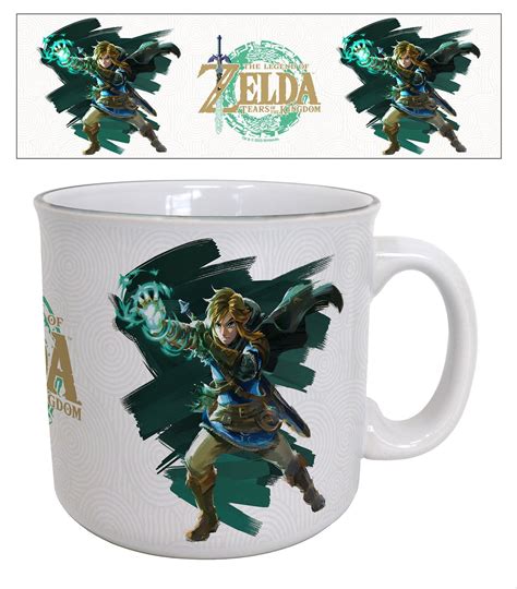 The Legend Of Zelda Tears Of The Kingdom Link Ultra Hand 20oz Mug