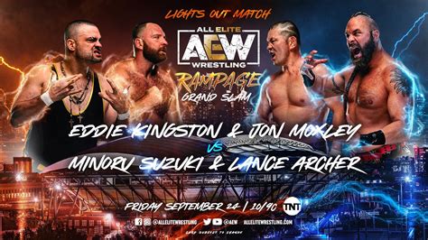 AEW Rampage And Dark Elevation Spoilers Lights Out Match