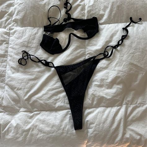 Godsavesqueens Queens High Cut String Bikini Never Depop