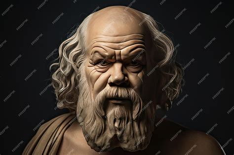 Premium Photo | Socrates greek philosopher from athens founder of