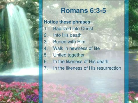 Baptism Part 4 Romans 63 5 3or Do You Not Know That As Many Of Us As