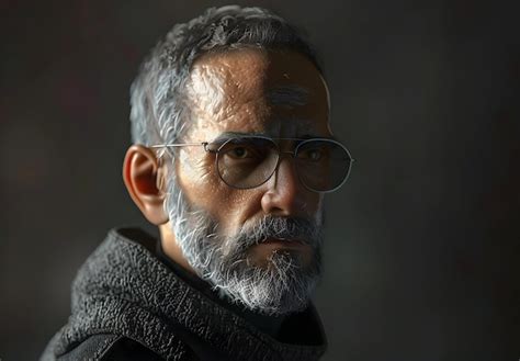 D Rendering Of Man Portrait Premium Ai Generated Image